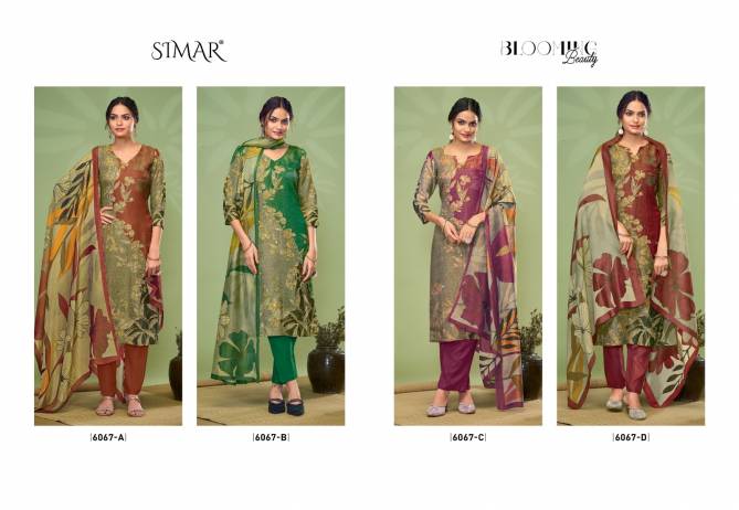 Blooming By Glossy Silk Tissue Printed Suits Wholesale Shop In Surat